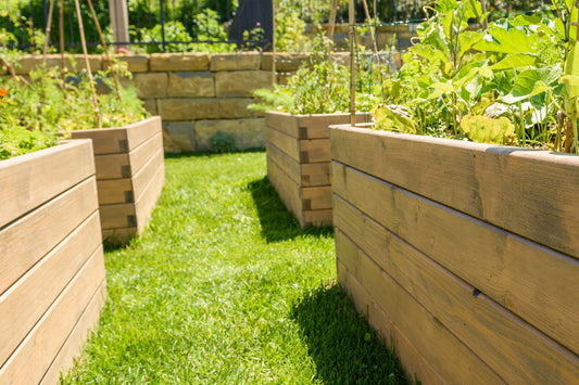 Preserving Garden Bed Wood with Beeswax