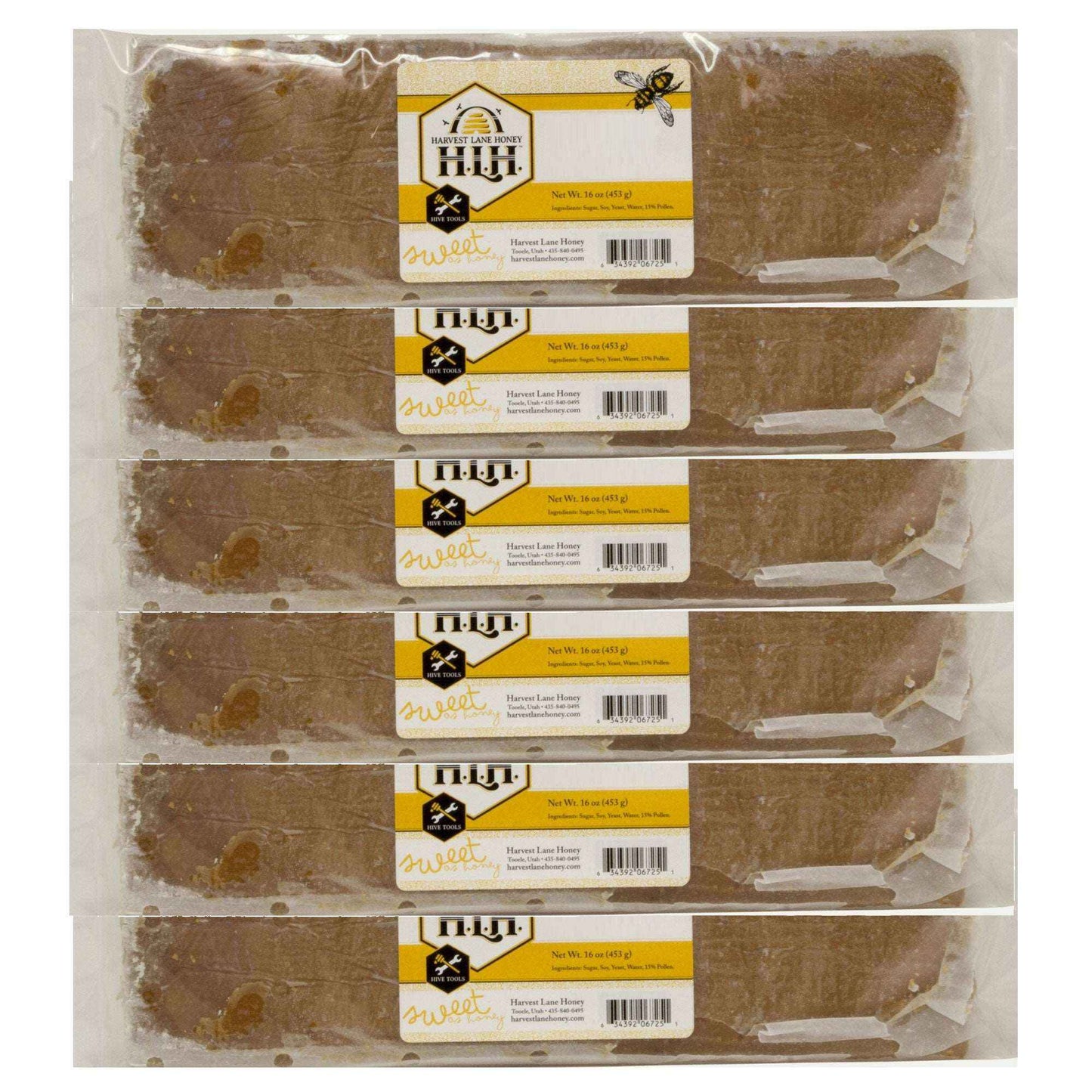 1 lb Pollen Patties - 4% Pollen (1 or 6 pk)