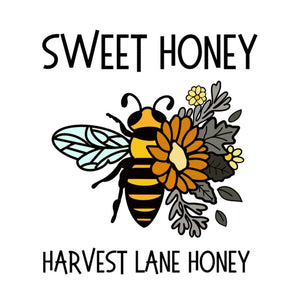 Sweet Honey Yellow Sticker - Harvest Lane Honey