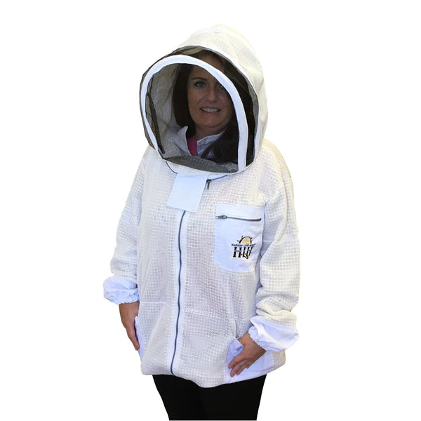 Heavy Duty Vented Beekeeping Jacket with Veil - Harvest Lane Honey