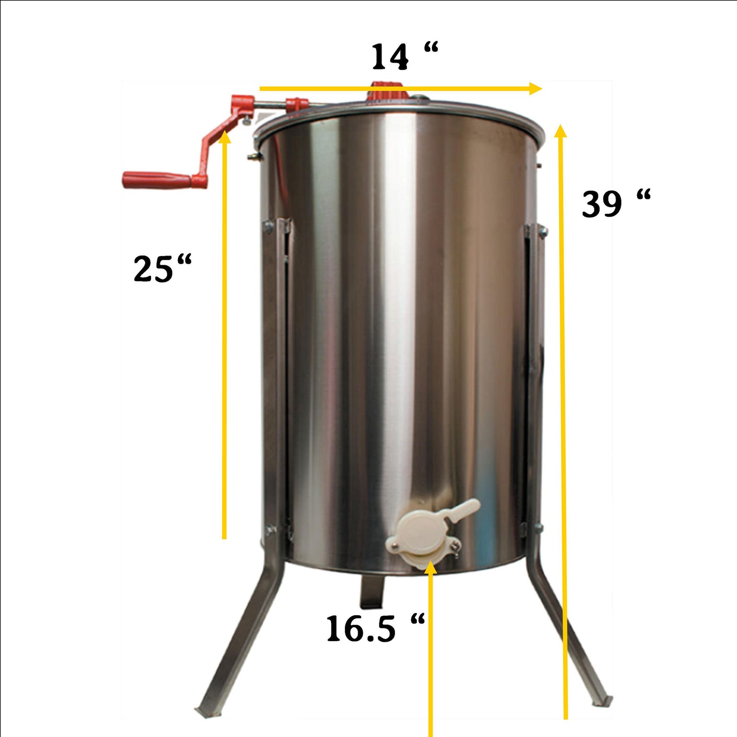 2 Frame Metal Honey Extractor - Harvest Lane Honey