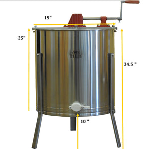 4 Frame Metal Honey Extractor - Harvest Lane Honey