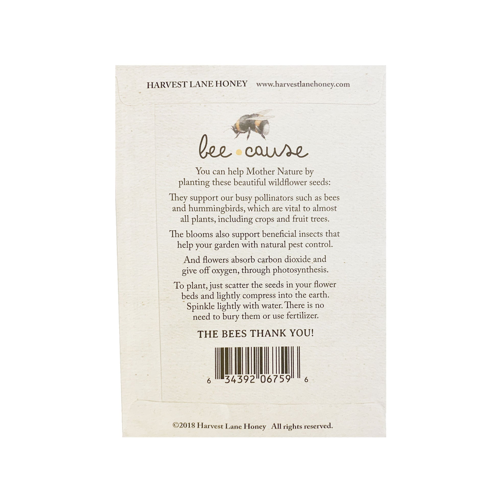 harvest wildflower seeds Harvest Lane Honey Beekeeping Pollinator Wildflower Seeds