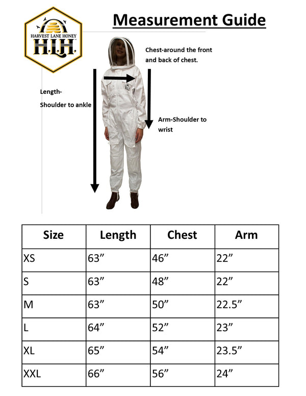Full Beekeeping Suit with Fencing Veil