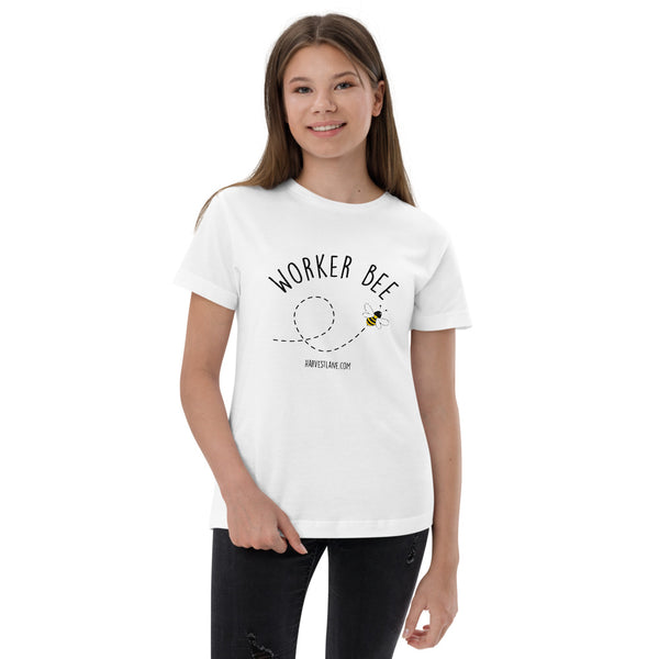 "Worker Bee" Unisex Youth Jersey T-Shirt - Harvest Lane Honey